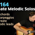 create melodic guitar solos