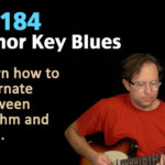 minor key blues guitar lesson