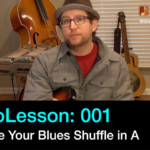 guitar lesson - blues shuffle rhythm