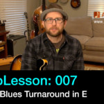 blues turnaround in e guitar lesson
