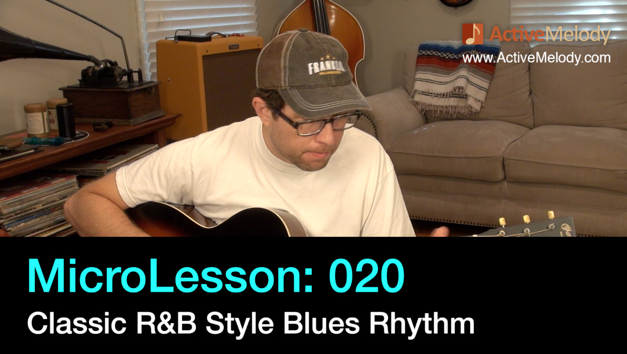 MicroLesson: 020 – Classic R&B (Rhythm & Blues) Guitar Lesson