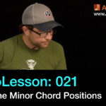 minor chord positions on guitar