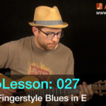 Easy fingerstyle blues guitar lesson