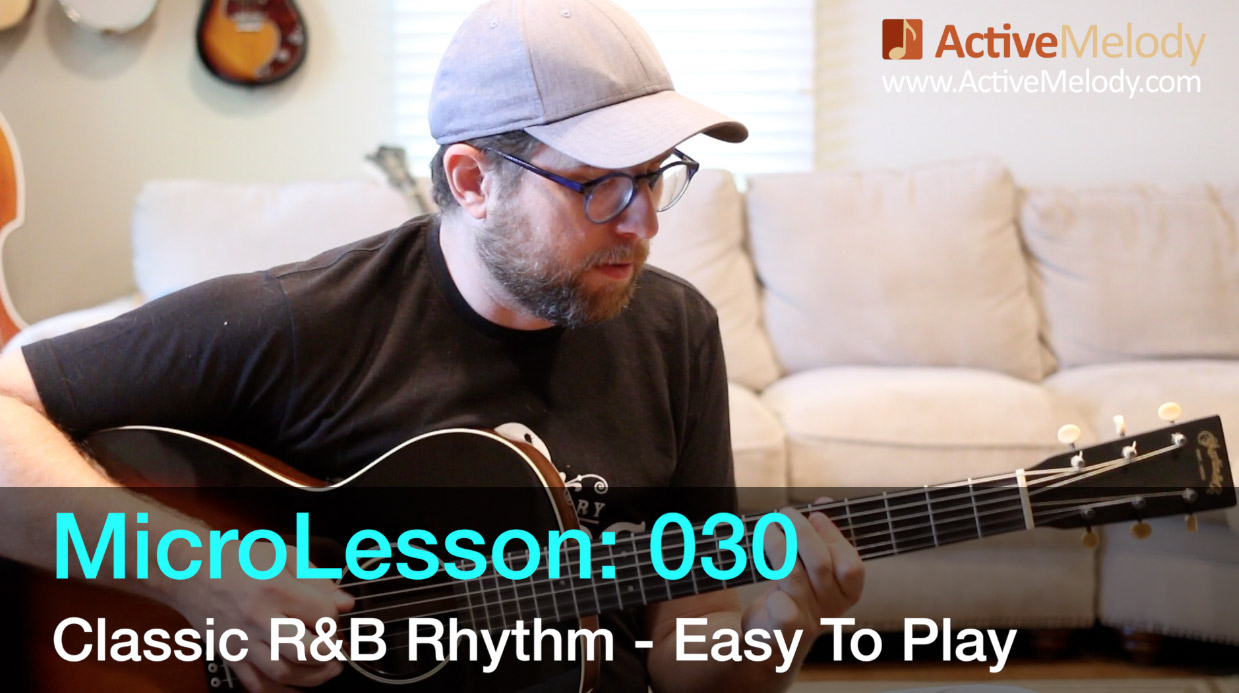 MicroLesson: 030 – R&B Style Rhythm (Easy)