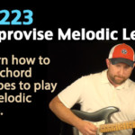 how to improvise lead guitar