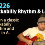 Rockabilly rhythm guitar lesson