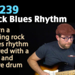 rock blues rhythm guitar lesson