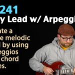 Blues guitar lesson - using arpeggios