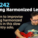 harmonized lead guitar lesson