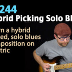 hybrid picking blues guitar lesson