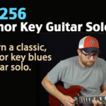 minor key blues guitar lesson