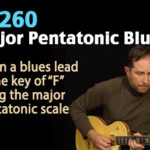major pentatonic scale blues guitar lesson
