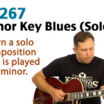 minor key blues guitar lesson