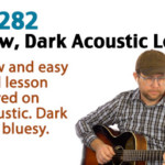 slow, dark blues guitar lesson