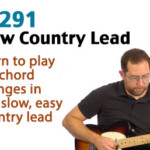 slow country lead guitar lesson