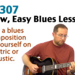 easy blues guitar lesson