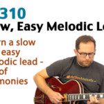 slow easy lead guitar lesson