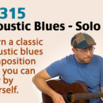 Acoustic blues guitar lesson