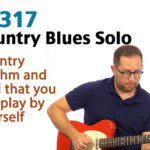 Country blues guitar lesson