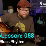 easy blues rhythm guitar lesson