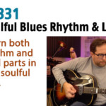 soulful blues rhythm and lead guitar lesson