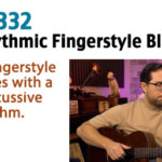 rhythmic fingerstyle blues guitar lesson