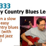 Easy Country blues guitar lesson