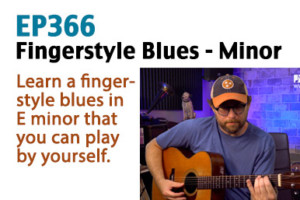 Fingerstyle blues guitar lesson