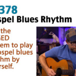 gospel blues rhythm guitar lesson
