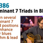 dominant 7 triads on guitar