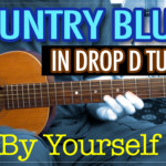 country blues guitar lesson in drop d