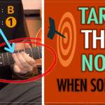 target chord tones guitar lesson
