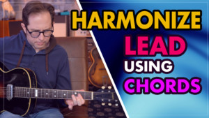harmonized lead guitar lesson