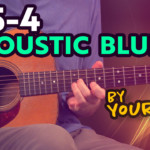 1-5-4 acoustic blues guitar lesson