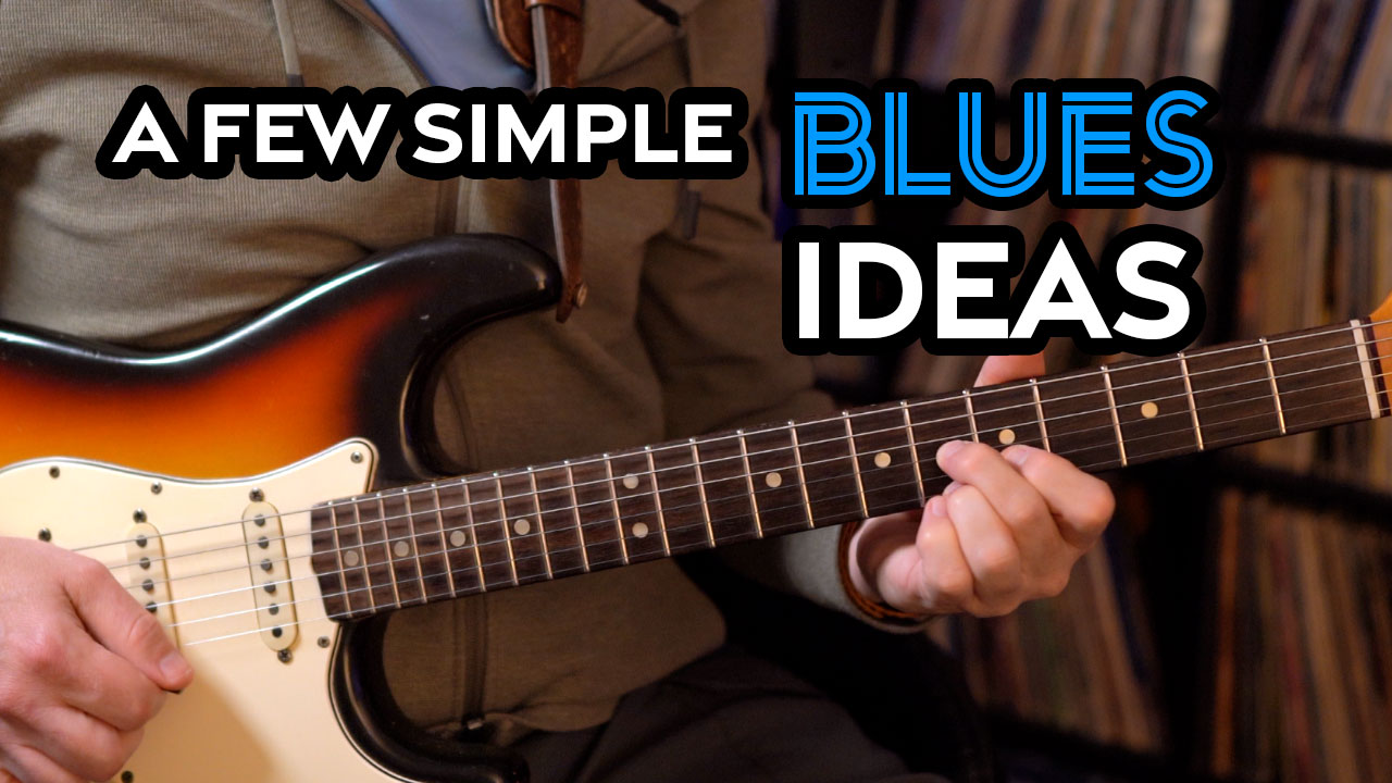 MicroLesson: 076 – A few simple ideas for your blues – Guitar Lesson