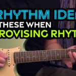 improvise blues rhythm guitar