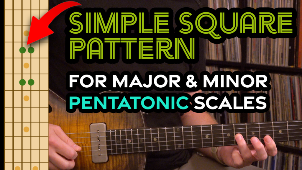 simple square pattern guitar lesson