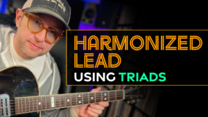 harmonized lead guitar lesson