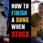 how to finish a song when stuck - guitar