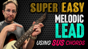 super easy melodic lead guitar lesson