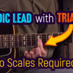 melodic lead using triads guitar lesson