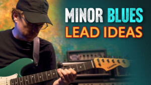 minor blues lead guitar