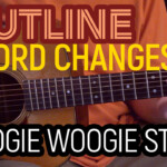 outline chord changes lead guitar lesson