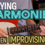 playing harmonies when improvising guitar