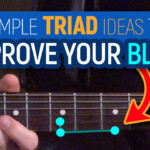 simple triad ideas for blues guitar