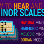 hear and use minor scales on guitar