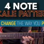 4 note scale pattern for guitar