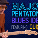 major pentatonic blues guitar lesson