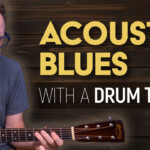 acoustic blues with drum track