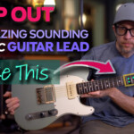 map out melodic lead on guitar